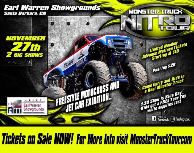 Monster Truck Nitro Tour' Returns to the CWFR This July